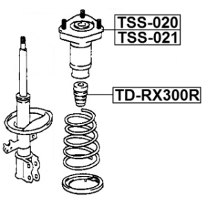 Rubber Buffer Suspension - FEBEST TDRX300R
