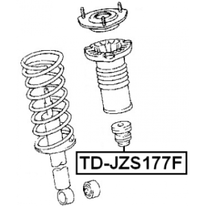 Rubber Buffer Suspension - FEBEST TDJZS177F
