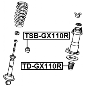 Rubber Buffer Suspension - FEBEST TDGX110R