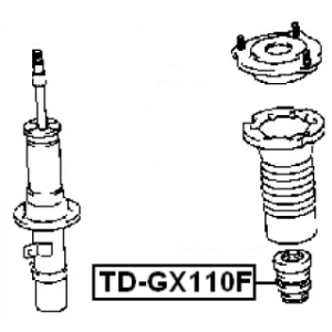 Rubber Buffer Suspension - FEBEST TDGX110F