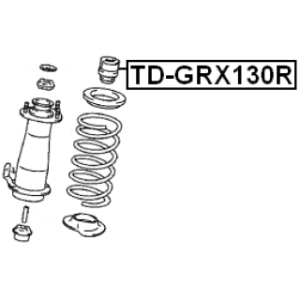 Rubber Buffer Suspension - FEBEST TDGRX130R