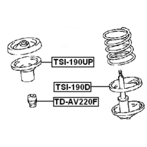 Rubber Buffer Suspension - FEBEST TDAV220F