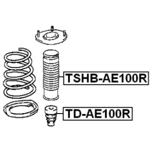Rubber Buffer Suspension - FEBEST TDAE100R