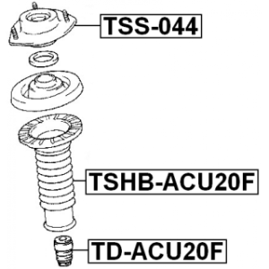 Rubber Buffer Suspension - FEBEST TDACU20F