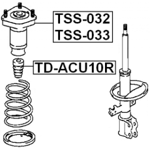 Rubber Buffer Suspension - FEBEST TDACU10R