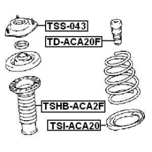 Rubber Buffer Suspension - FEBEST TDACA20F