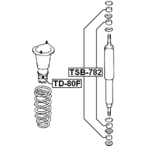 Rubber Buffer Suspension - FEBEST TD80F
