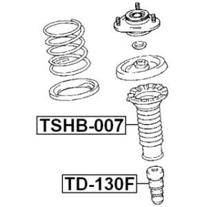 Rubber Buffer Suspension - FEBEST TD130F