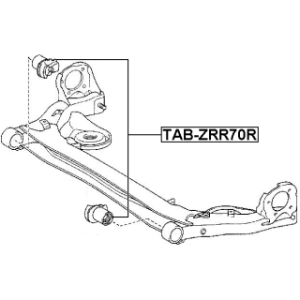 Bushing Axle Beam - FEBEST TABZRR70R