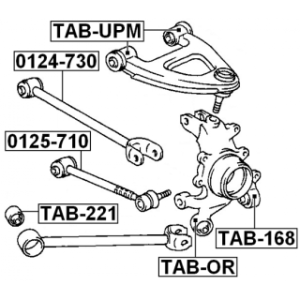 Mounting Control Trailing Arm - FEBEST TABUPM