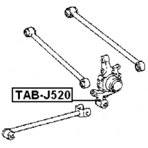 Mounting Control Trailing Arm - FEBEST TABJ520