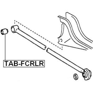 Mounting Control Trailing Arm - FEBEST TABFCRLR