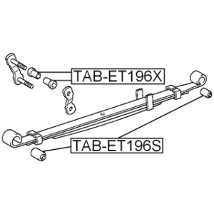 Bushing Leaf Spring - FEBEST TABET196S