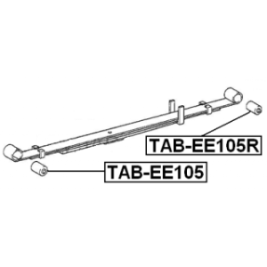 Bushing Leaf Spring - FEBEST TABEE105