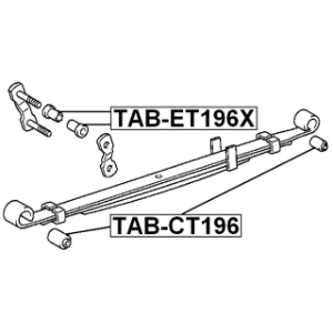 Bushing Leaf Spring - FEBEST TABCT196
