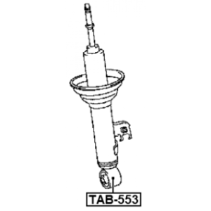 Bush Shock Absorber - FEBEST TAB553