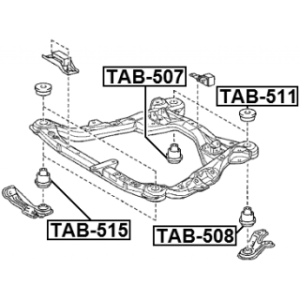 Mounting Support Frame Subframe - FEBEST TAB515