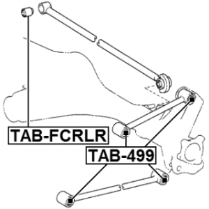 Mounting Control Trailing Arm - FEBEST TAB499
