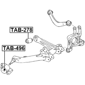 Mounting Control Trailing Arm - FEBEST TAB496