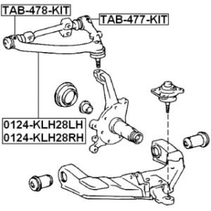 Repair Kit Control Arm - FEBEST TAB478KIT