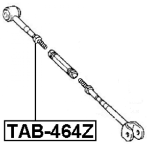 Mounting Control Trailing Arm - FEBEST TAB464Z