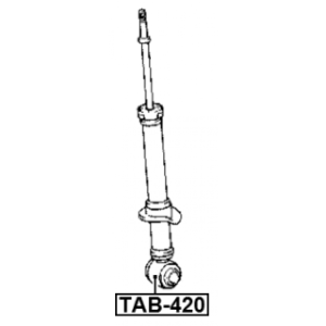 Bush Shock Absorber - FEBEST TAB420