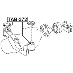 Mounting Differential - FEBEST TAB372