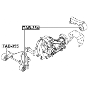 Mounting Differential - FEBEST TAB354