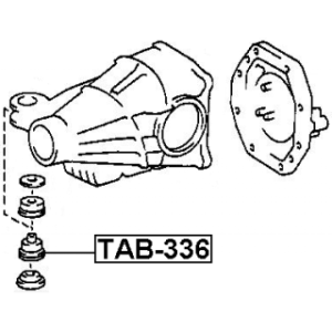 Mounting Differential - FEBEST TAB336