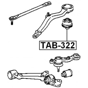 Mounting Control Trailing Arm - FEBEST TAB322