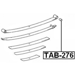 Bushing Leaf Spring - FEBEST TAB276
