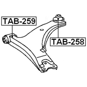 Mounting Control Trailing Arm - FEBEST TAB259