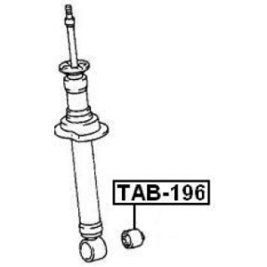 Bush Shock Absorber - FEBEST TAB196