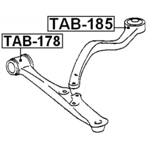 Mounting Control Trailing Arm - FEBEST TAB185