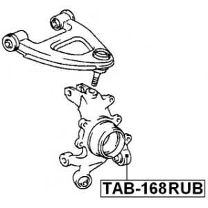 Mounting Control Trailing Arm - FEBEST TAB168RUB