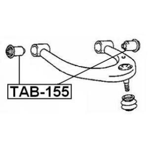 Mounting Control Trailing Arm - FEBEST TAB155