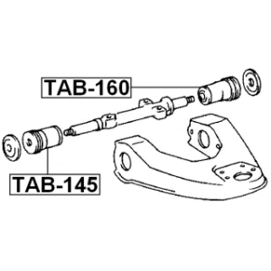 Mounting Control Trailing Arm - FEBEST TAB145