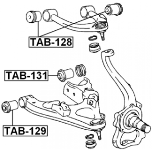 Mounting Control Trailing Arm - FEBEST TAB129