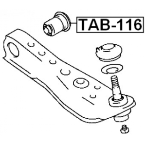 Mounting Control Trailing Arm - FEBEST TAB116
