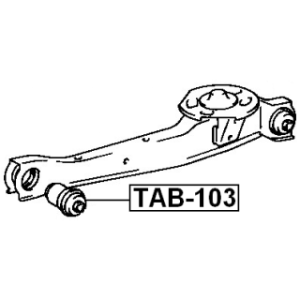 Mounting Control Trailing Arm - FEBEST TAB103