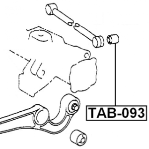 Mounting Control Trailing Arm - FEBEST TAB093