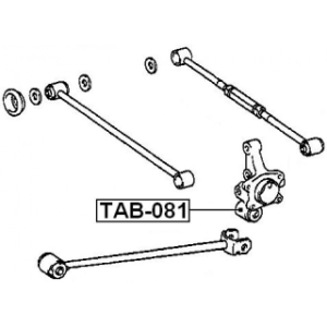 Mounting Control Trailing Arm - FEBEST TAB081