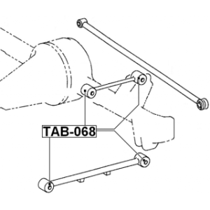 Mounting Control Trailing Arm - FEBEST TAB068