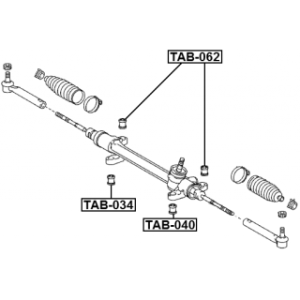 Mounting Steering Gear - FEBEST TAB062