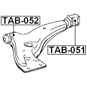 Mounting Control Trailing Arm - FEBEST TAB051