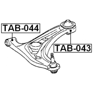 Mounting Control Trailing Arm - FEBEST TAB044