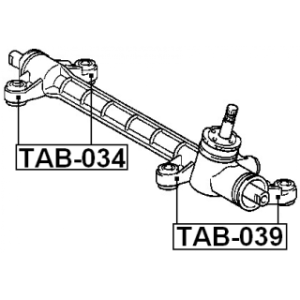 Mounting Steering Gear - FEBEST TAB039