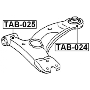 Mounting Control Trailing Arm - FEBEST TAB025
