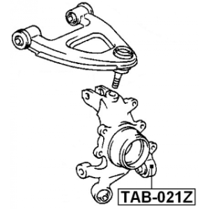Mounting Control Trailing Arm - FEBEST TAB021Z