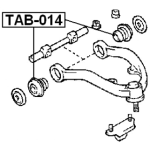 Mounting Control Trailing Arm - FEBEST TAB014